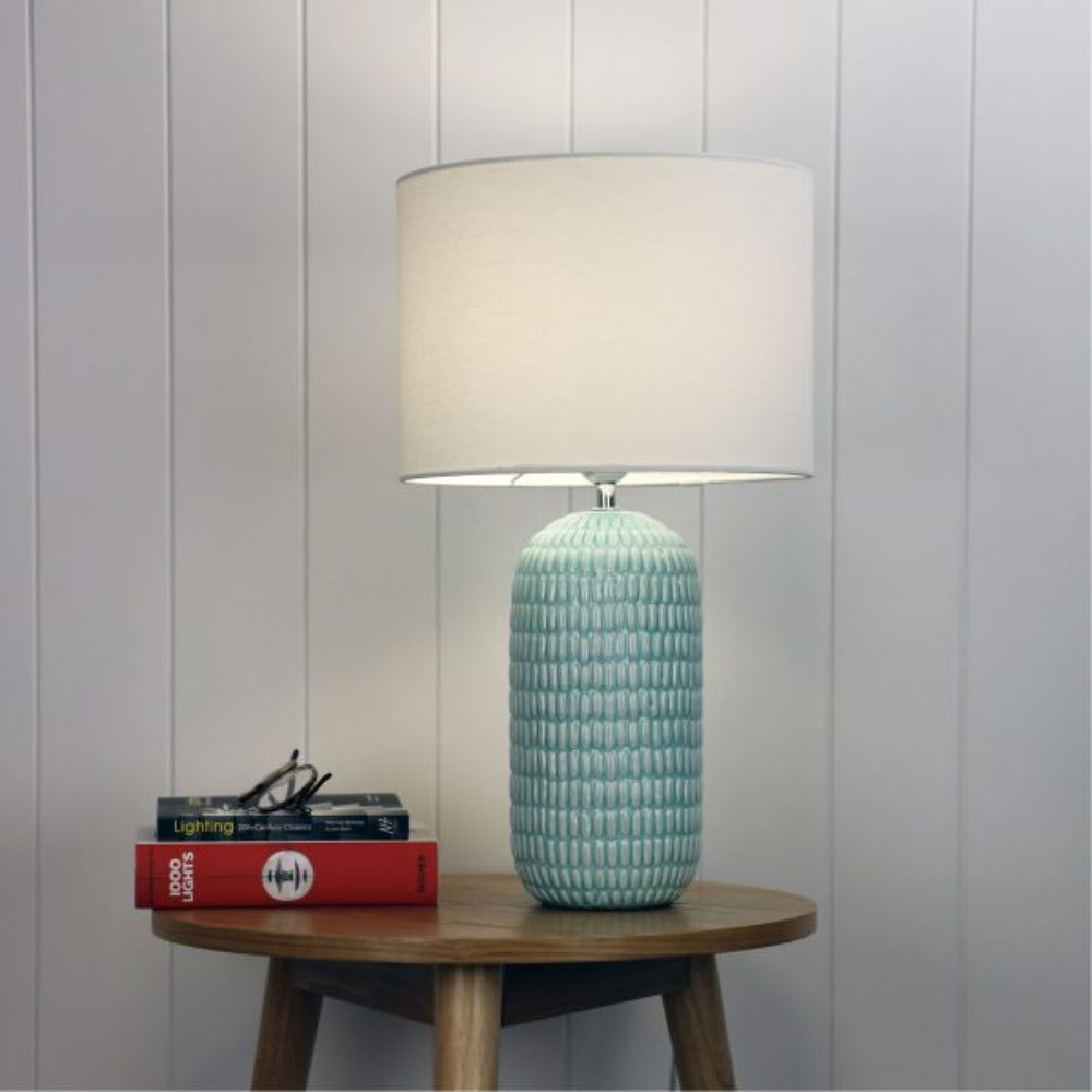 Hurley Table Lamp Pale Blue - OL94525
