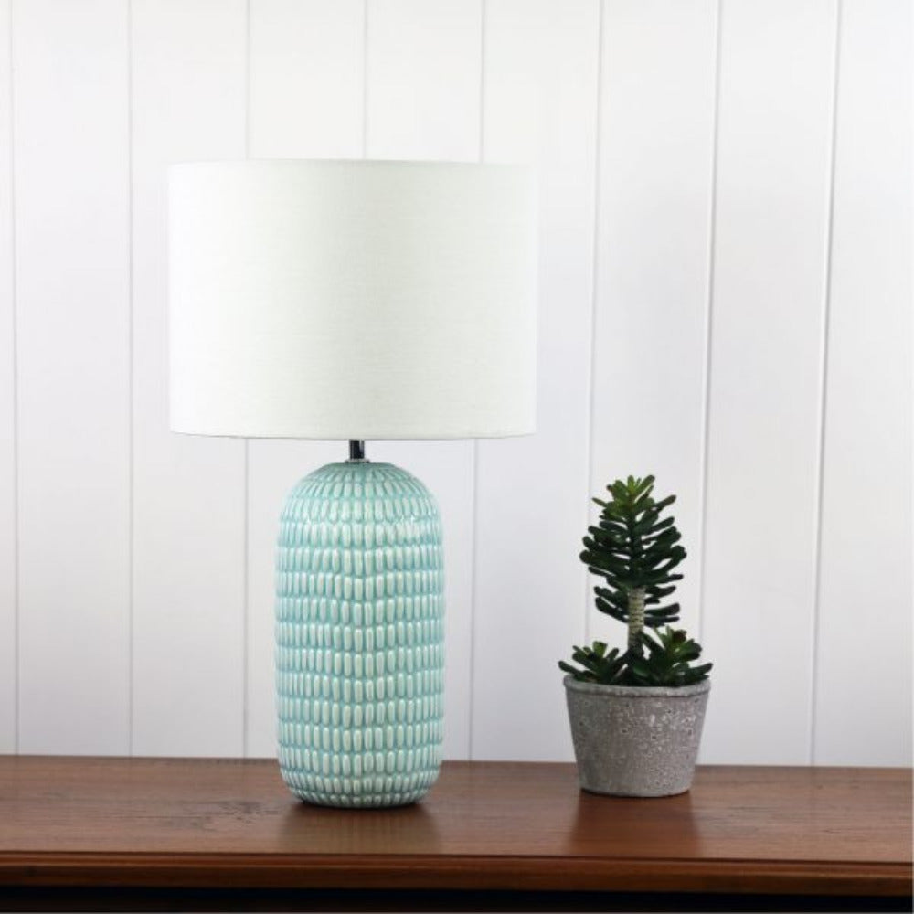 Hurley Table Lamp Pale Blue - OL94525