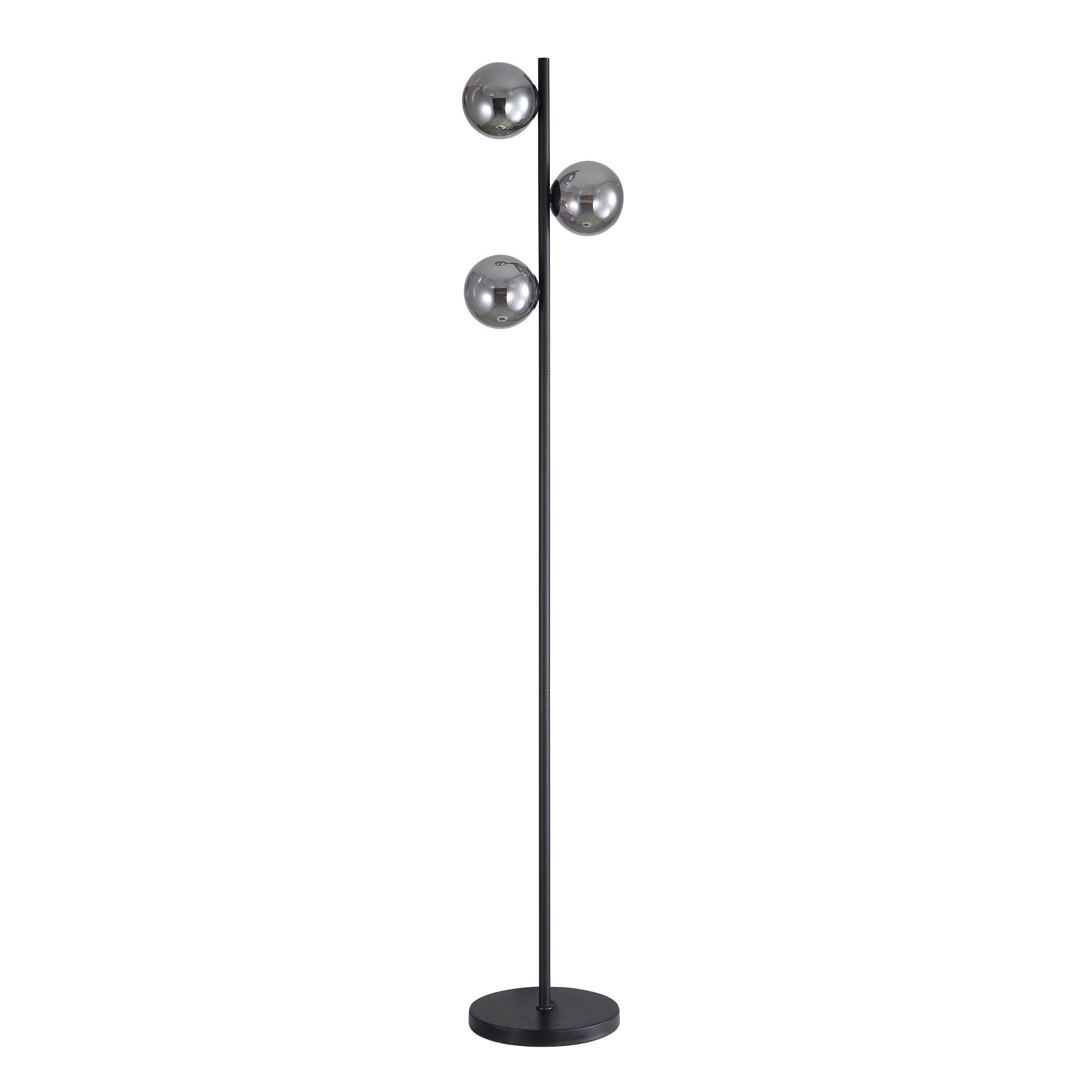 Valcross 3 Light Floor Lamp Black - OL97443BK