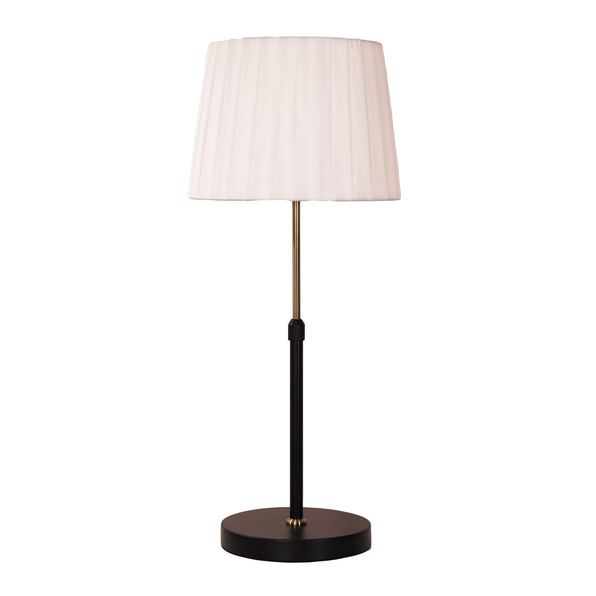 Lund Height Adjustable Table Lamp White - OL98899BK