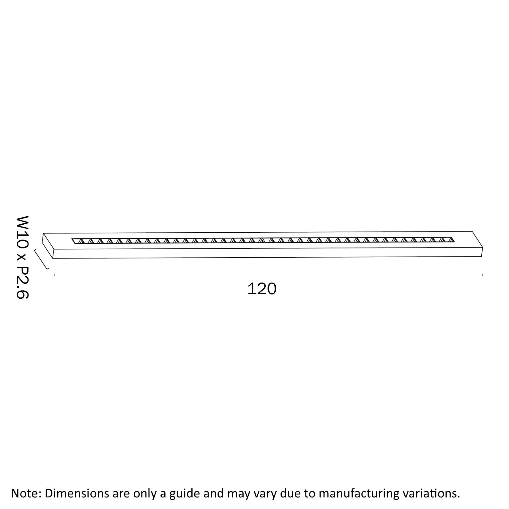 Optika LED Batten Light 36W 3CCT White - OPTIKA W120-WH3C