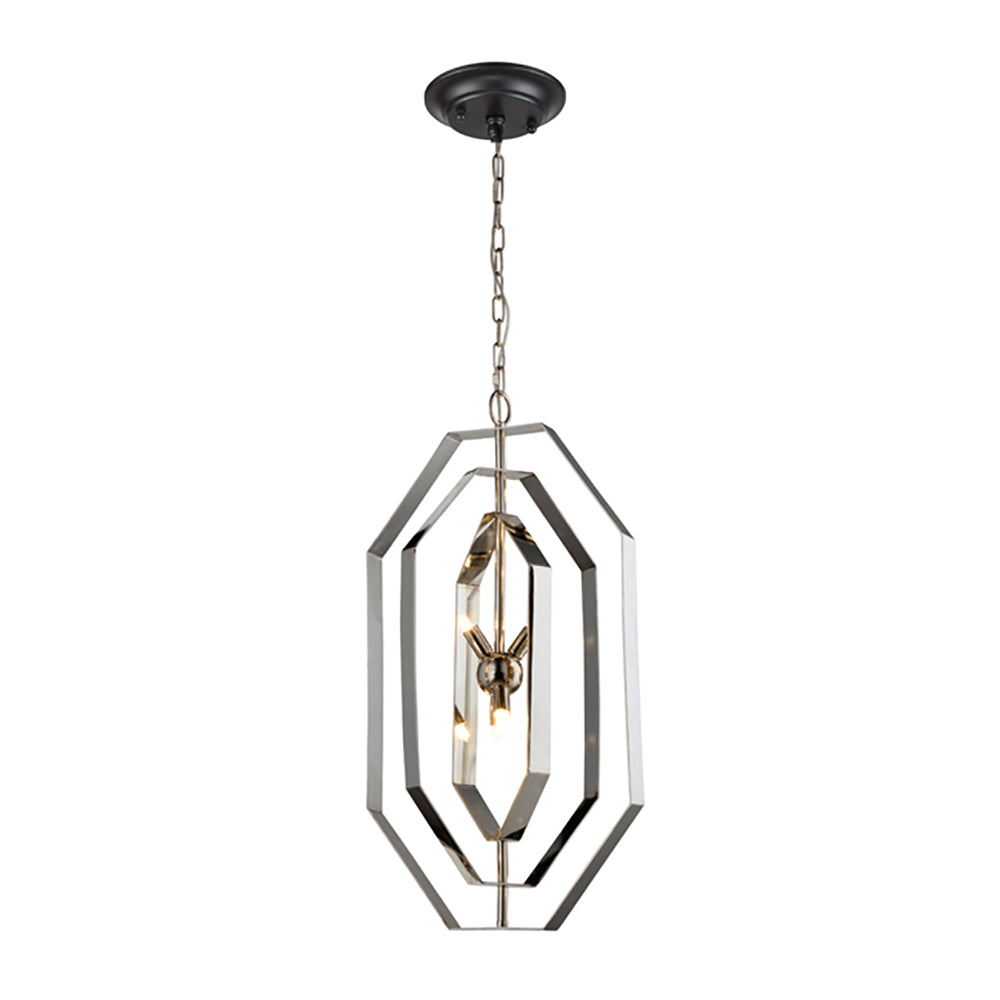 Buy Pendant Lights Australia ORBITA 4 Light Pendant Polished Nickel - ORBITA1