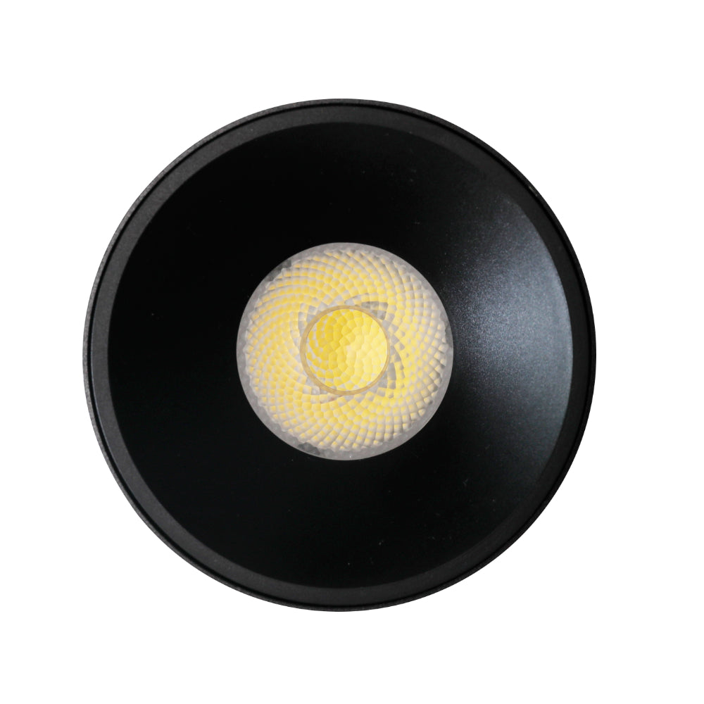 Oren LED Surface Mounted Downlight 12W TRI Colour Black - OREN CTC912-BK3C