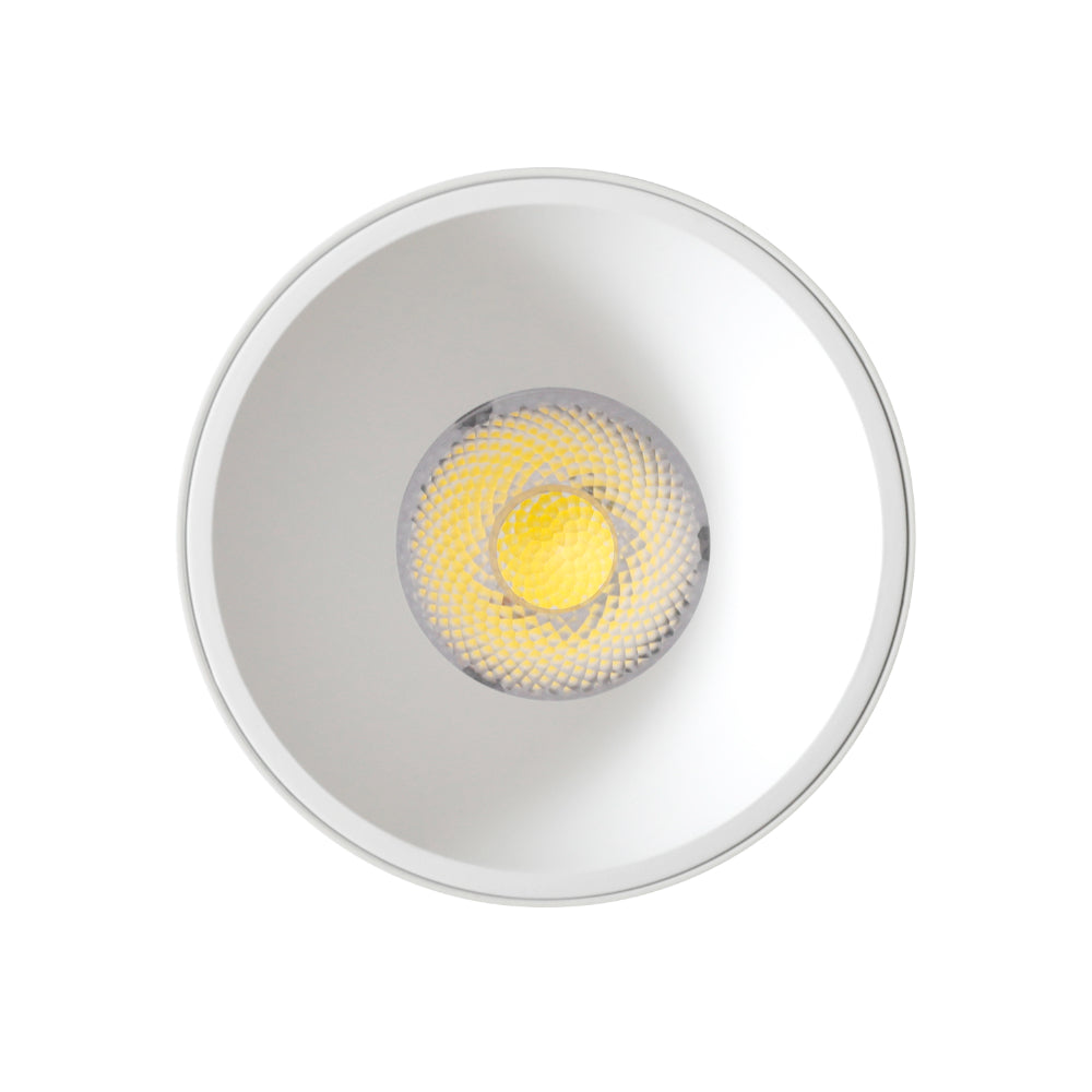 Oren LED Surface Mounted Downlight 12W TRI Colour White - OREN CTC912-WH3C