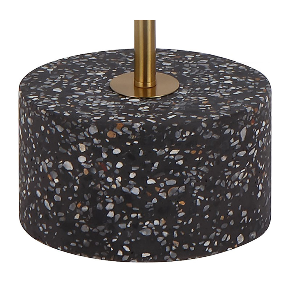 Buy Floor Lamps Australia Domez Floor Lamp Antique Gold Iron Black Terrazzo - DOMEZ FL-BKTRZAG