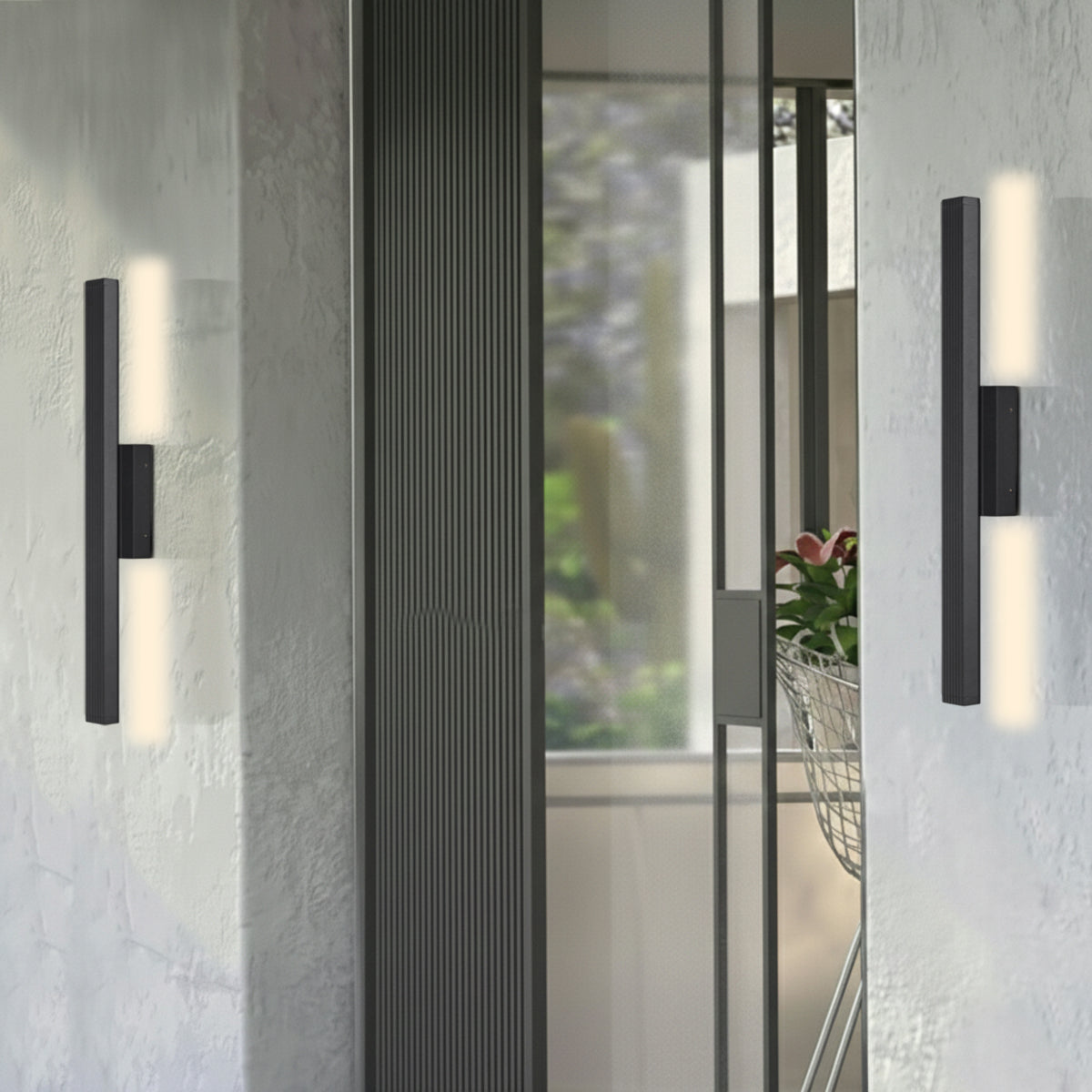 Oster LED Wall Light 14W Tri Colour Black - OSTEL EX1-BK