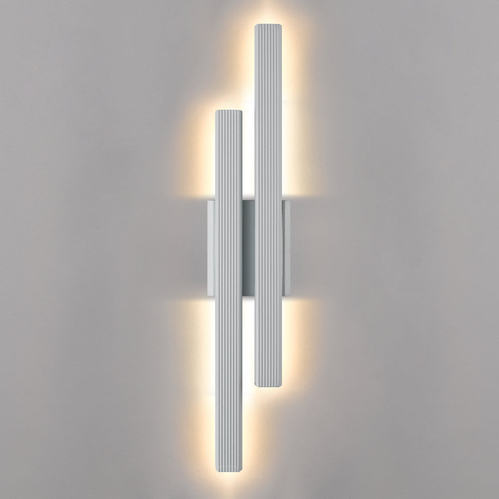 Oster LED 2 Light Wall Light 20W Tri Colour White - OSTEL EX2-WH