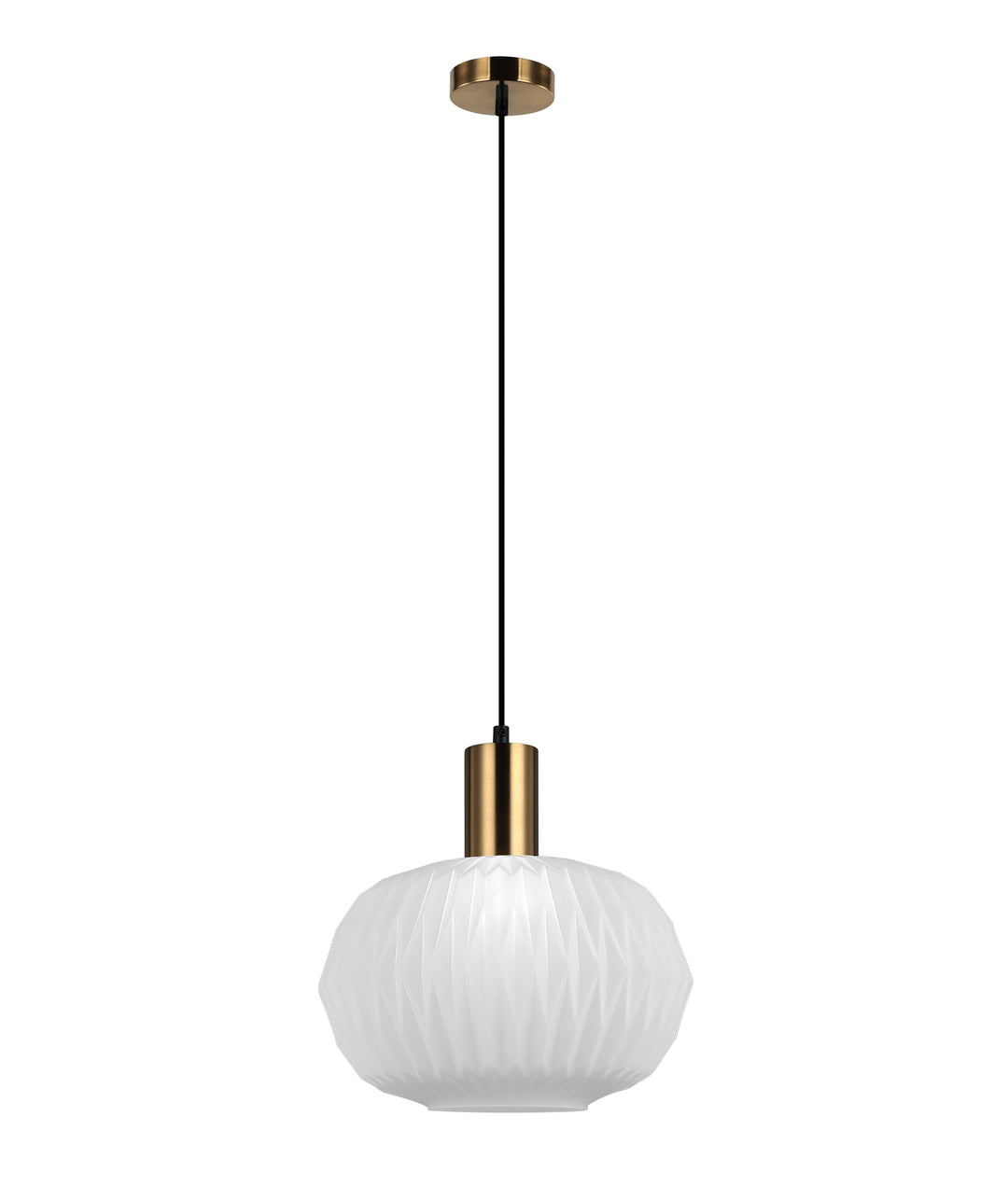 Papel Dome Glass Pendant Light Translucent Glass - PAPEL1