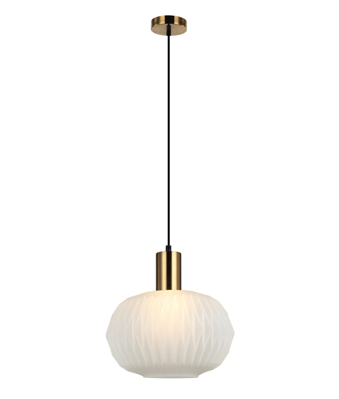 Papel Dome Glass Pendant Light Translucent Glass - PAPEL1