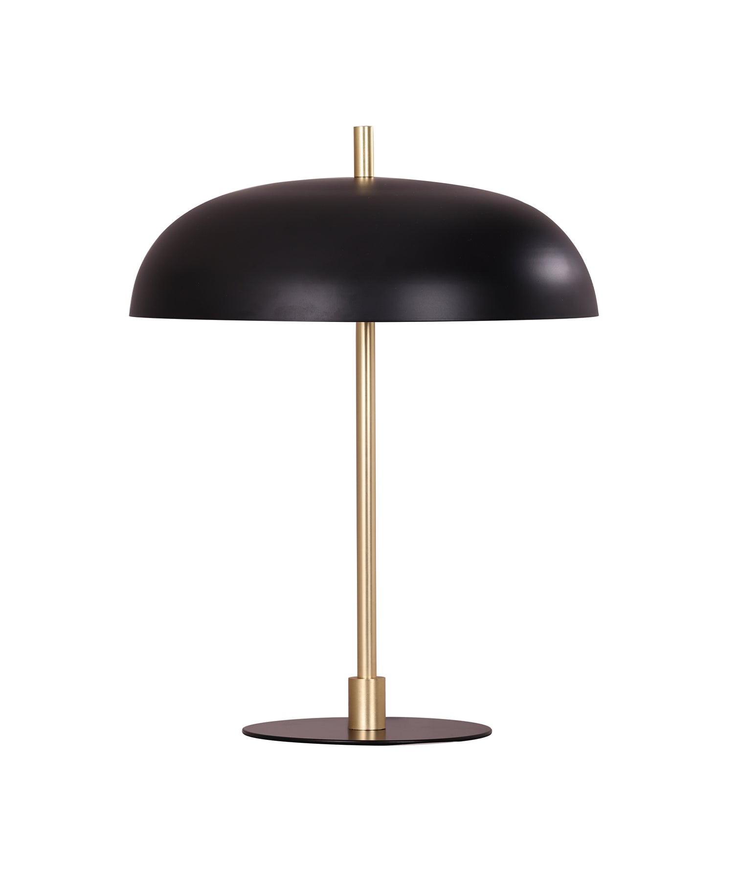 Paraguas Table Lamp Brass Base With Black Shade - PARAGUAS-T1