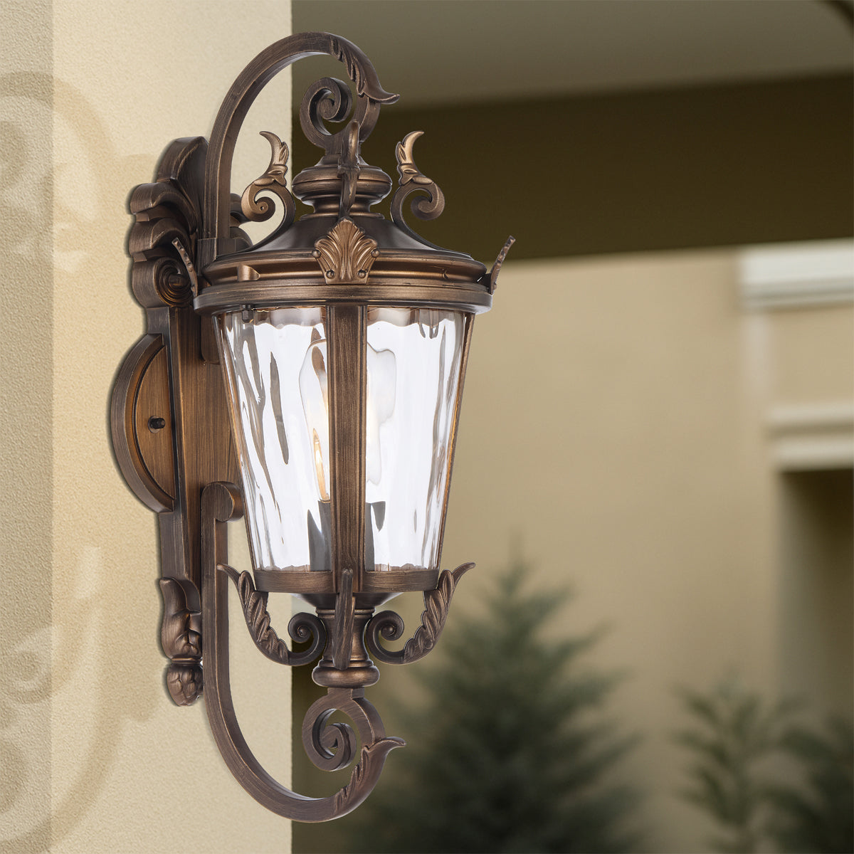 Pedral 230mm Exterior Wall Light Bronze - PEDRAL EX23-BZ