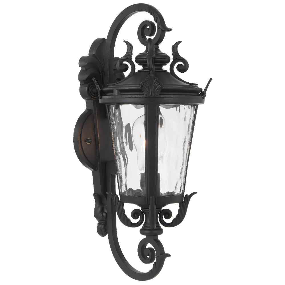 Pedral 230mm Exterior Wall Light Black - PEDRAL EX23-BK