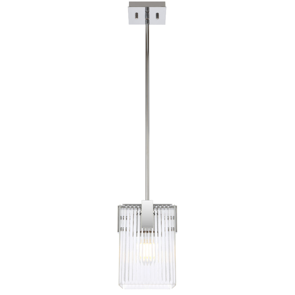 Pelion 1 Light Pendant Chrome - PELION PE1-CH