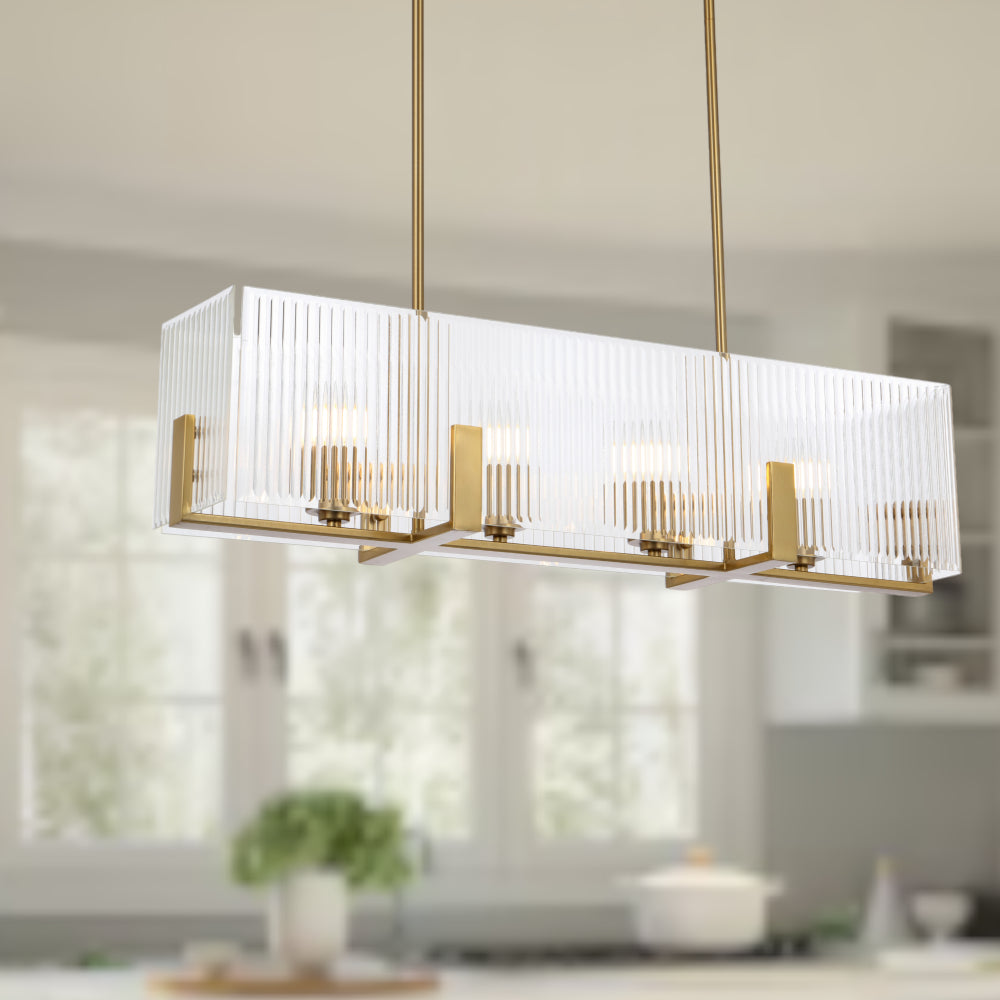 Pelion 4 Light Pendant Antique Gold - PELION PE4-AG