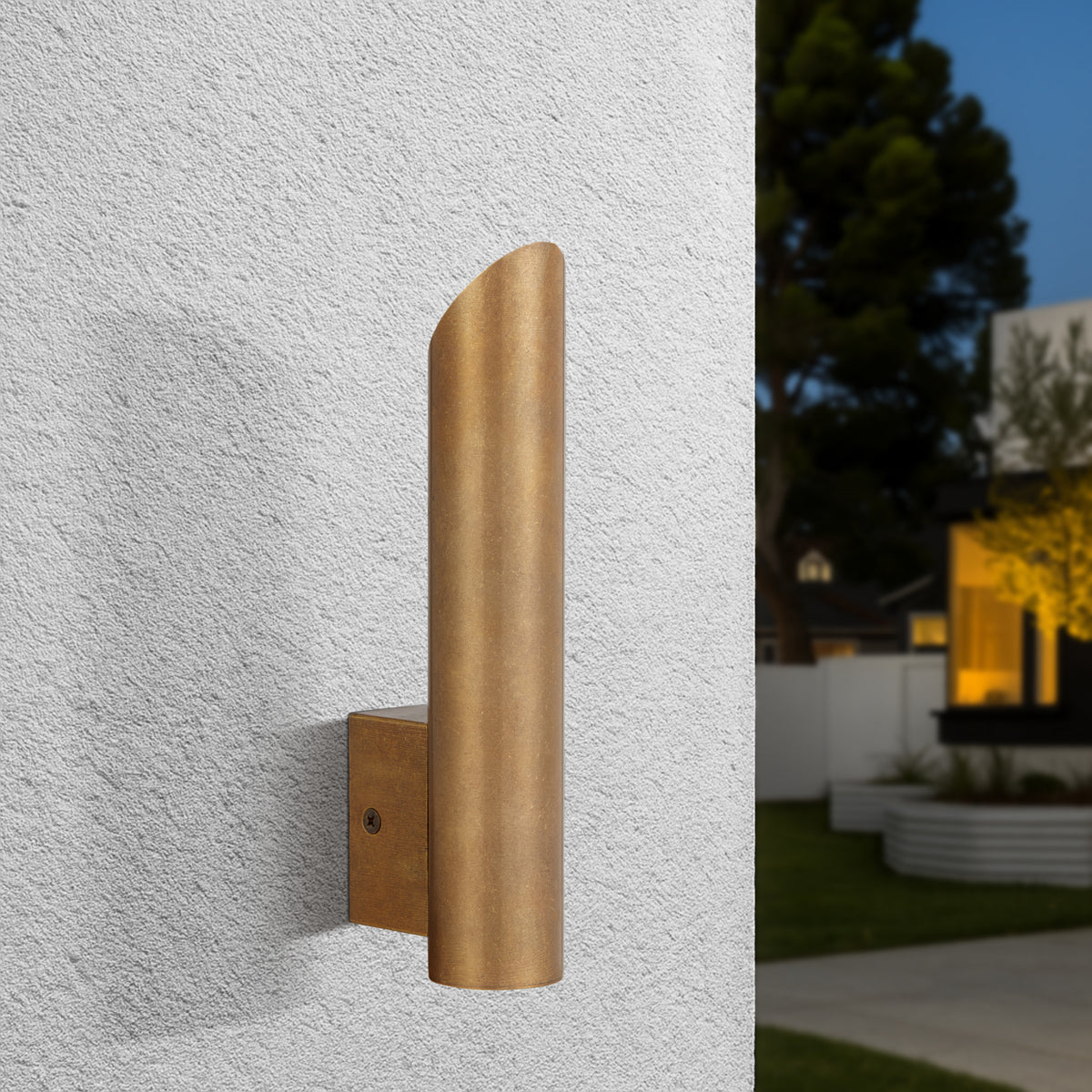 Penros LED Wall Light 3W 3000K Natural Brass - PENROS EX1-BRS