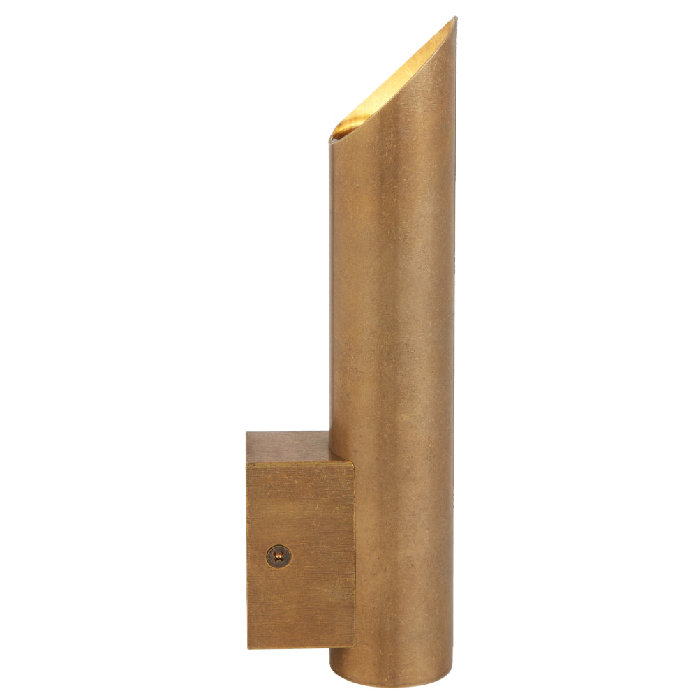 Penros LED Wall Light 3W 3000K Natural Brass - PENROS EX1-BRS