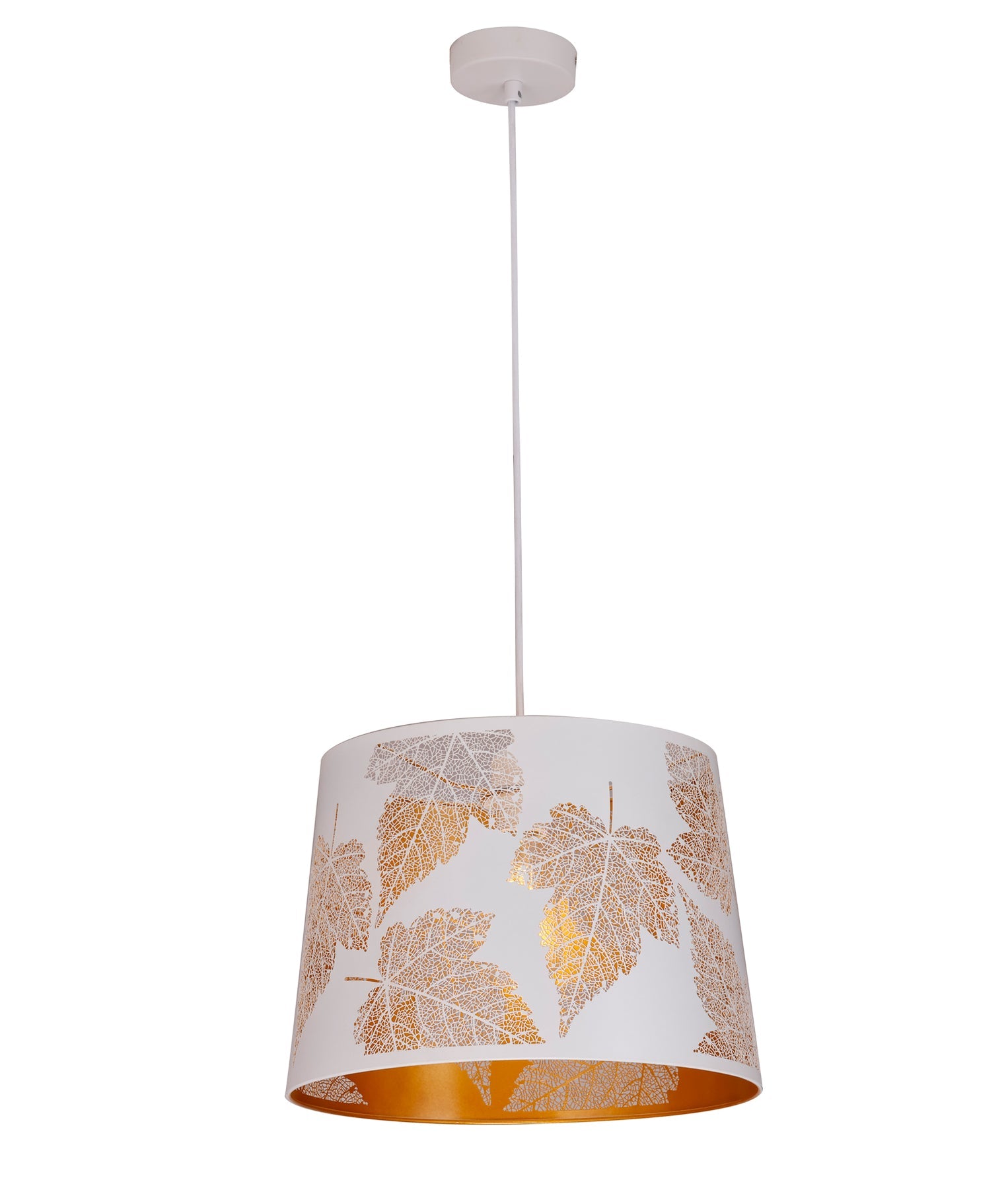 Penshade Maple Leaf Pattern Pendant Light Iron White - PENSHADE10