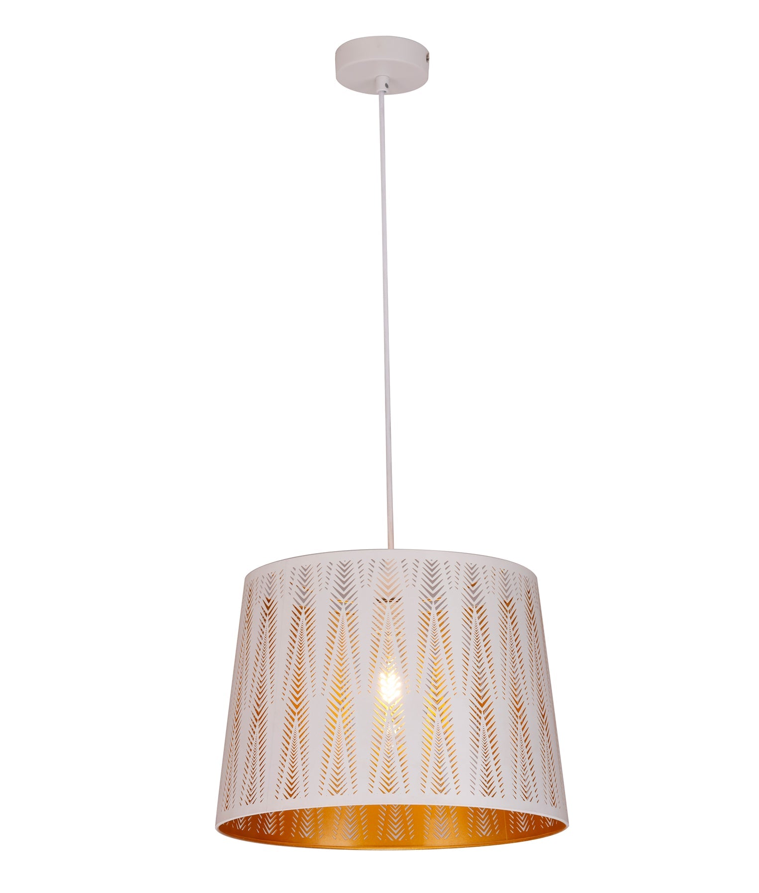 Penshade Vector Pattern Pendant Light Iron White - PENSHADE12