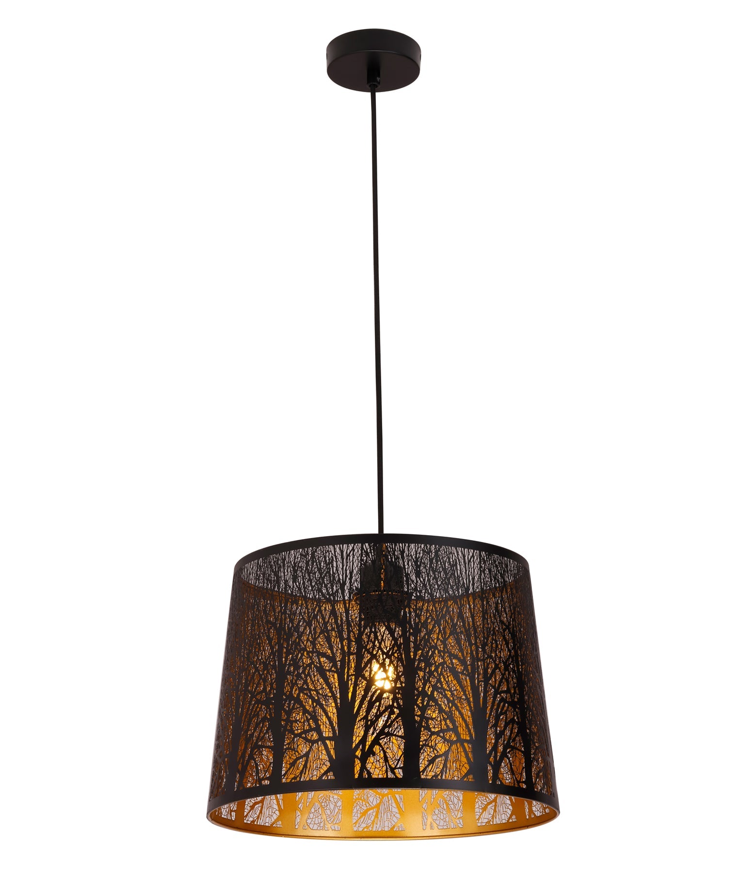 Penshade Tree Pattern Pendant Light Iron Black - PENSHADE15