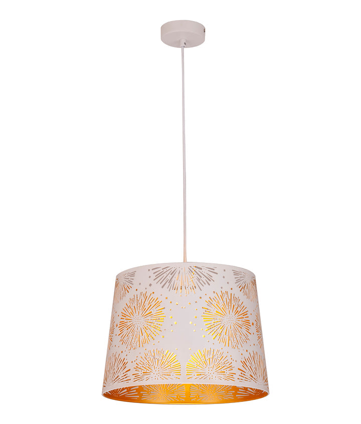 Penshade Starburst Pattern Pendant Light Iron White - PENSHADE8