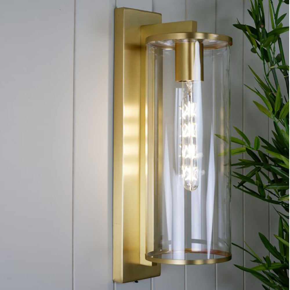 Buy Wall Sconce Australia Perova 1 Light Large Wall Light Brass - PEROVA EX50-BRS