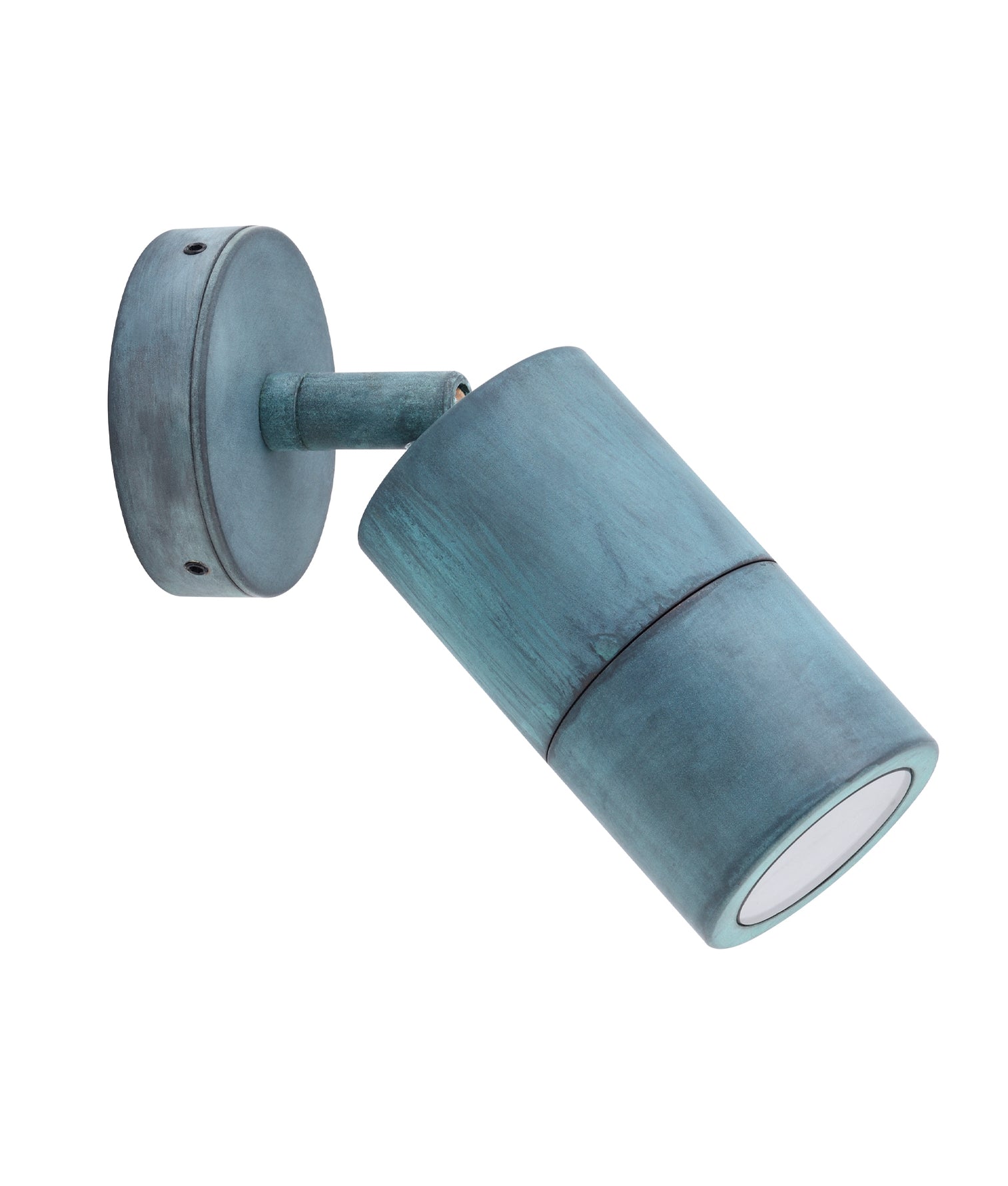 Exterior Wall Adjustable Spot Light Green Patina - PG1ABR3
