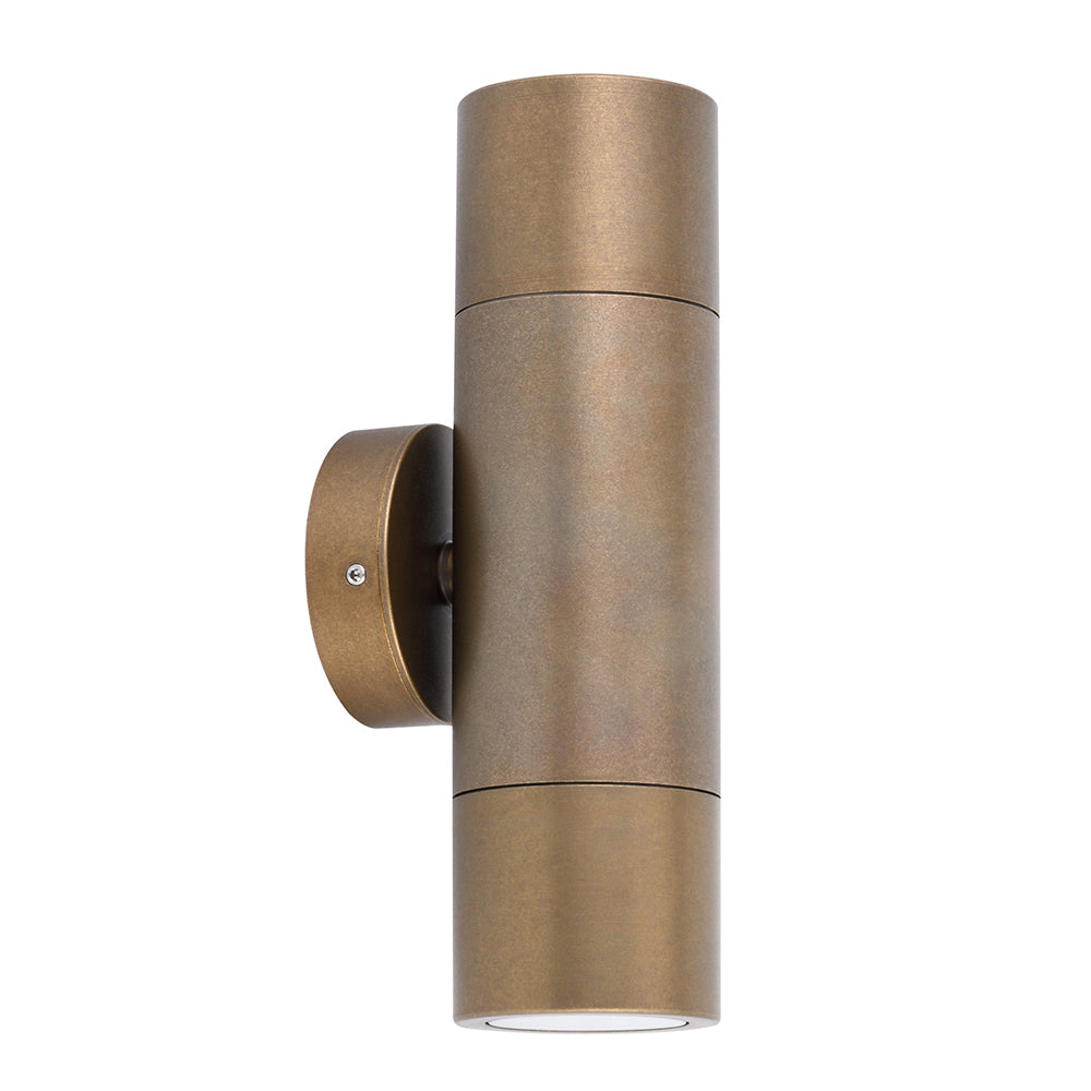 Up / Down Wall Light W60mm Aged Brass - PGUDBR1