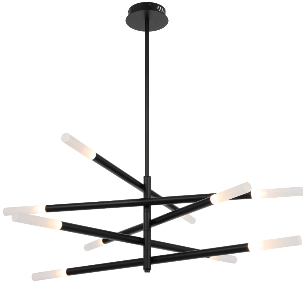 Pinta 10 Light LED Pendant Black - PINTA PE10-BK