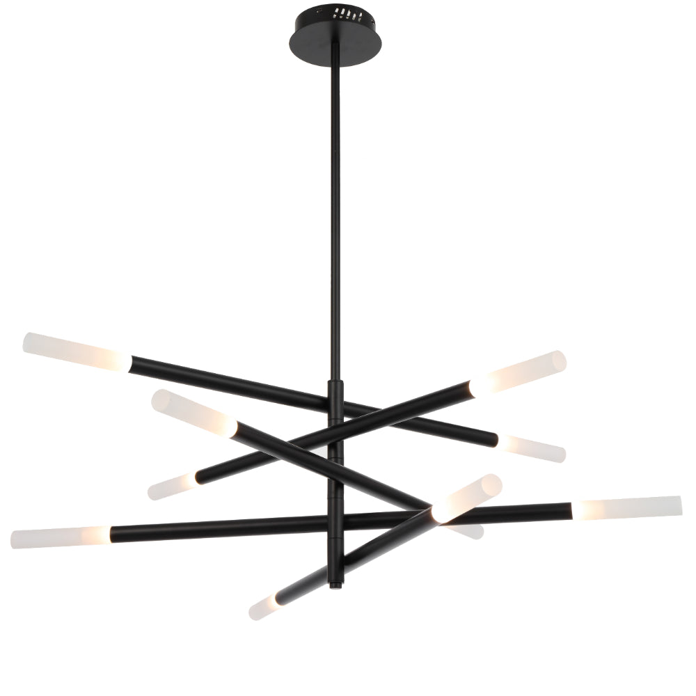 Pinta 10 Light LED Pendant Black - PINTA PE10-BK