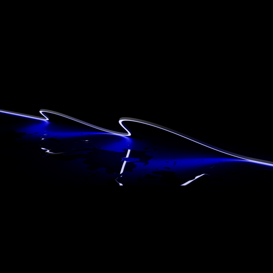 PLEO-VIVID Neon Side View LED Strip Light 24V DC 9.6W IP67 1M Blue - 20069