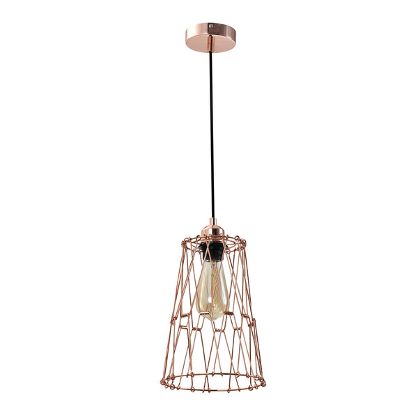 Copper deals cage lamp