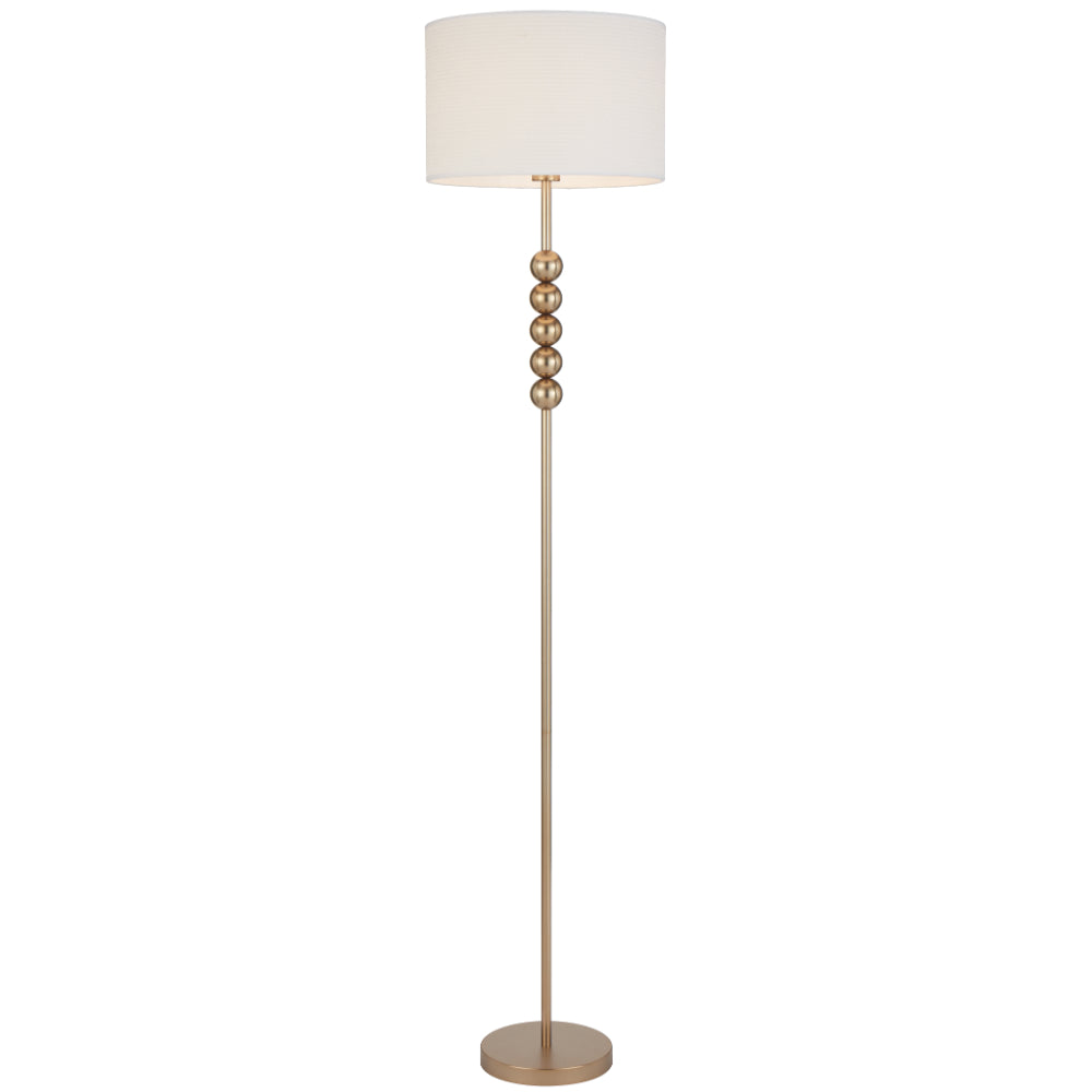 Poetix Floor Lamp Gold Matt & Ivory - POETIX FL-GD