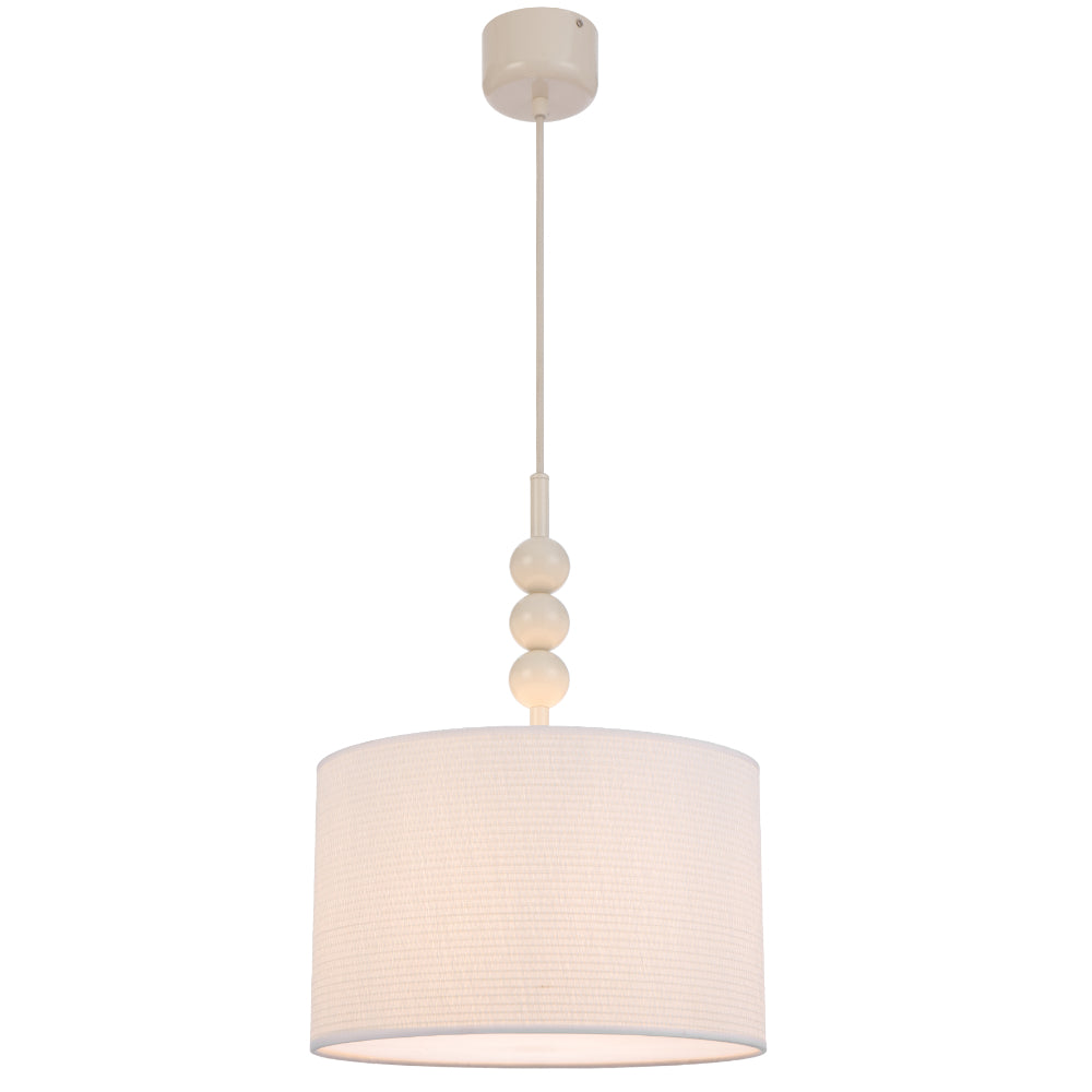 Poetix 350mm Pendant Light Beige & Ivory - POETIX PE35-BE