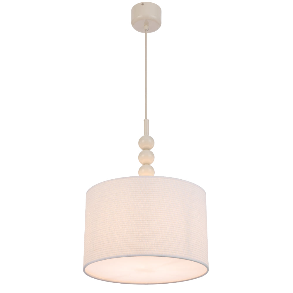 Poetix 350mm Pendant Light Beige & Ivory - POETIX PE35-BE