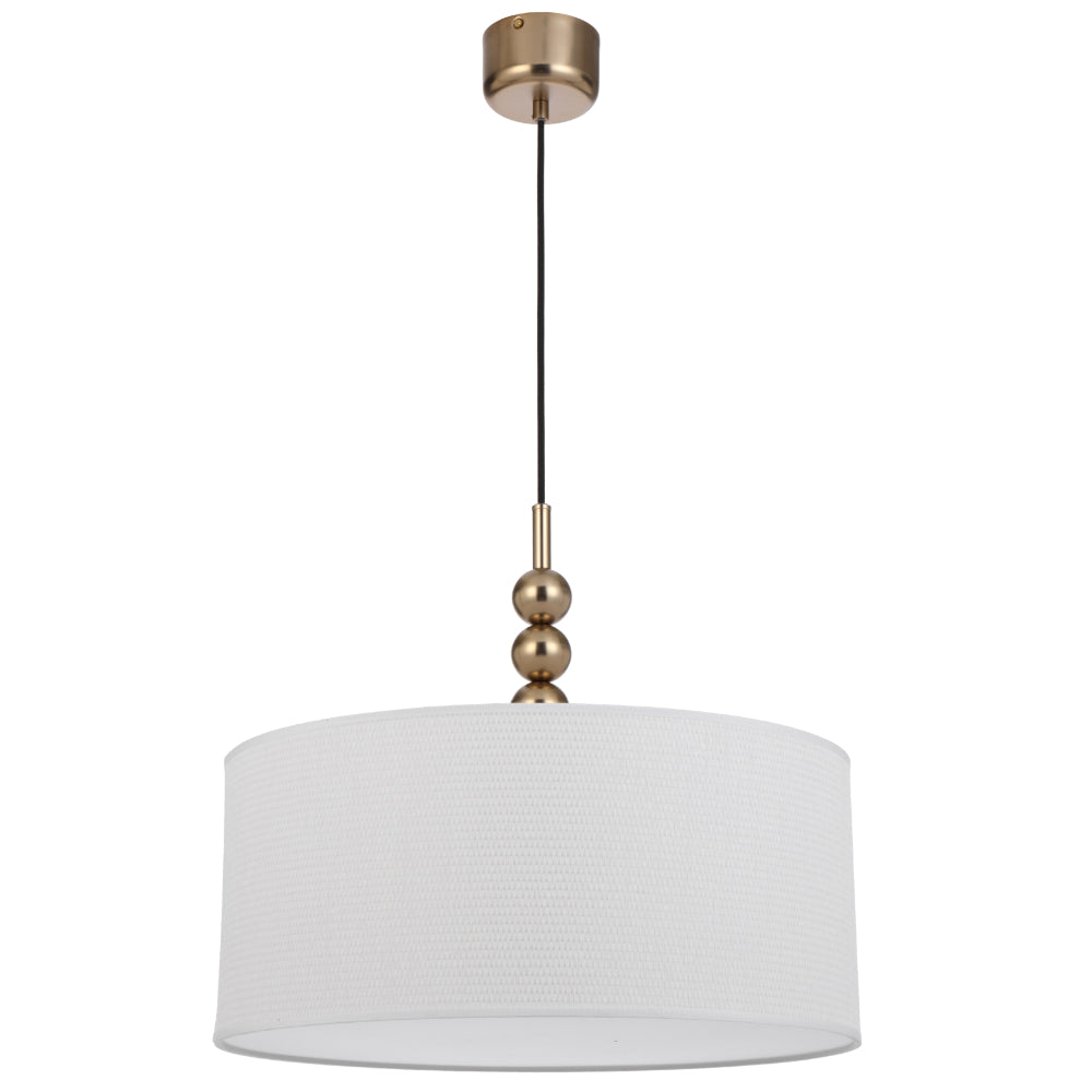 Poetix 500mm Pendant Light Matt Gold & Ivory - POETIX PE50-GD