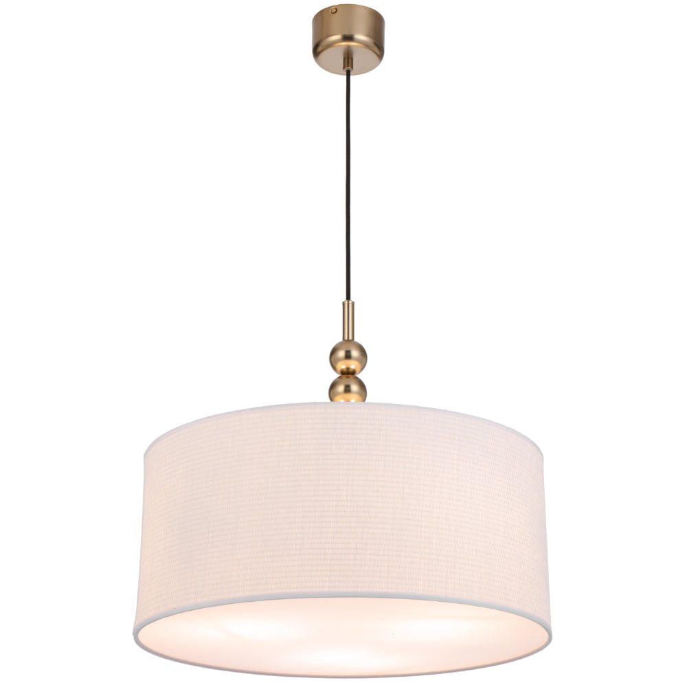 Poetix 500mm Pendant Light Matt Gold & Ivory - POETIX PE50-GD