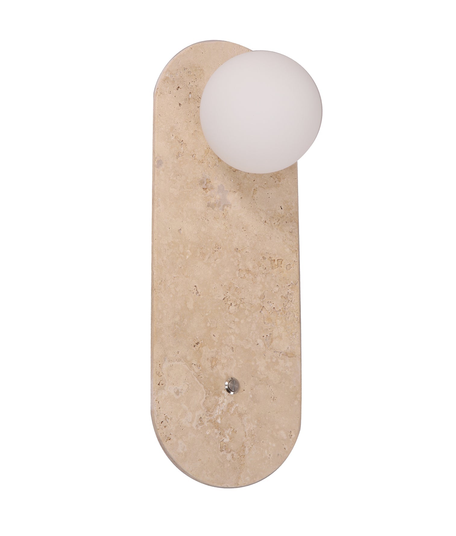 Poi Oblong Base Wall Light Opal & Beige - POI1