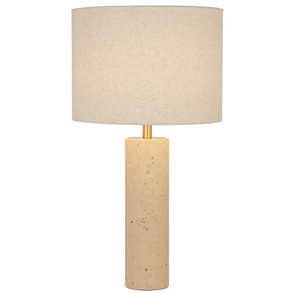 Polano Large Table Lamp Beige, Ivory & Antique Gold - POLANO TLL-BEIV