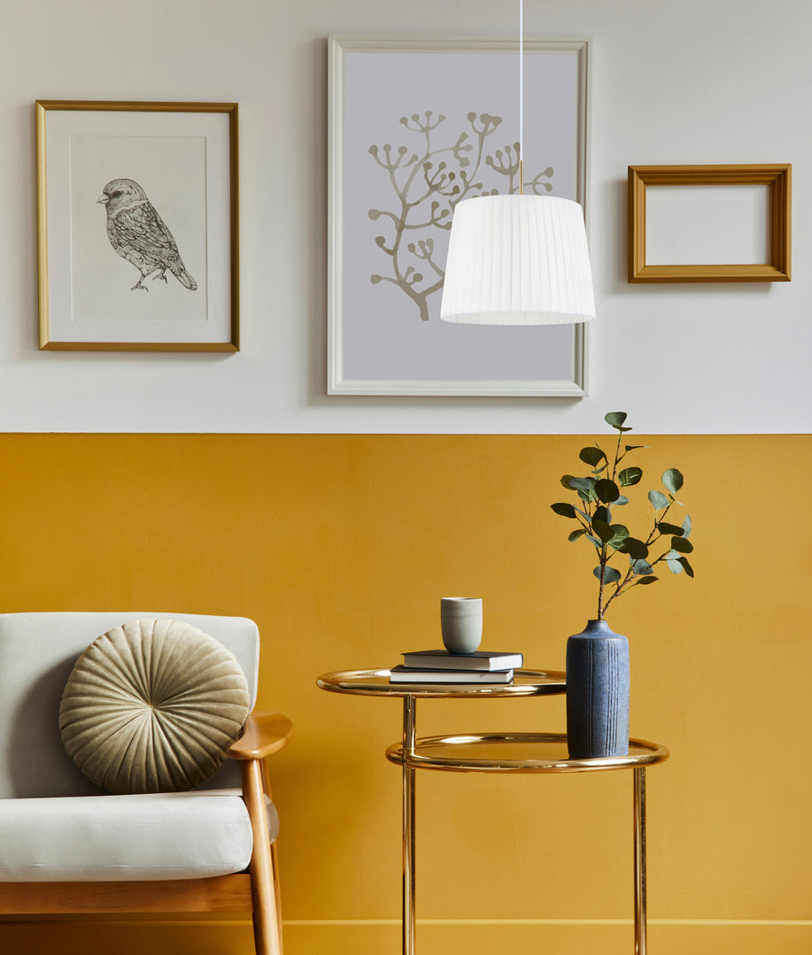 Prega Pendant Light White - PREGA2