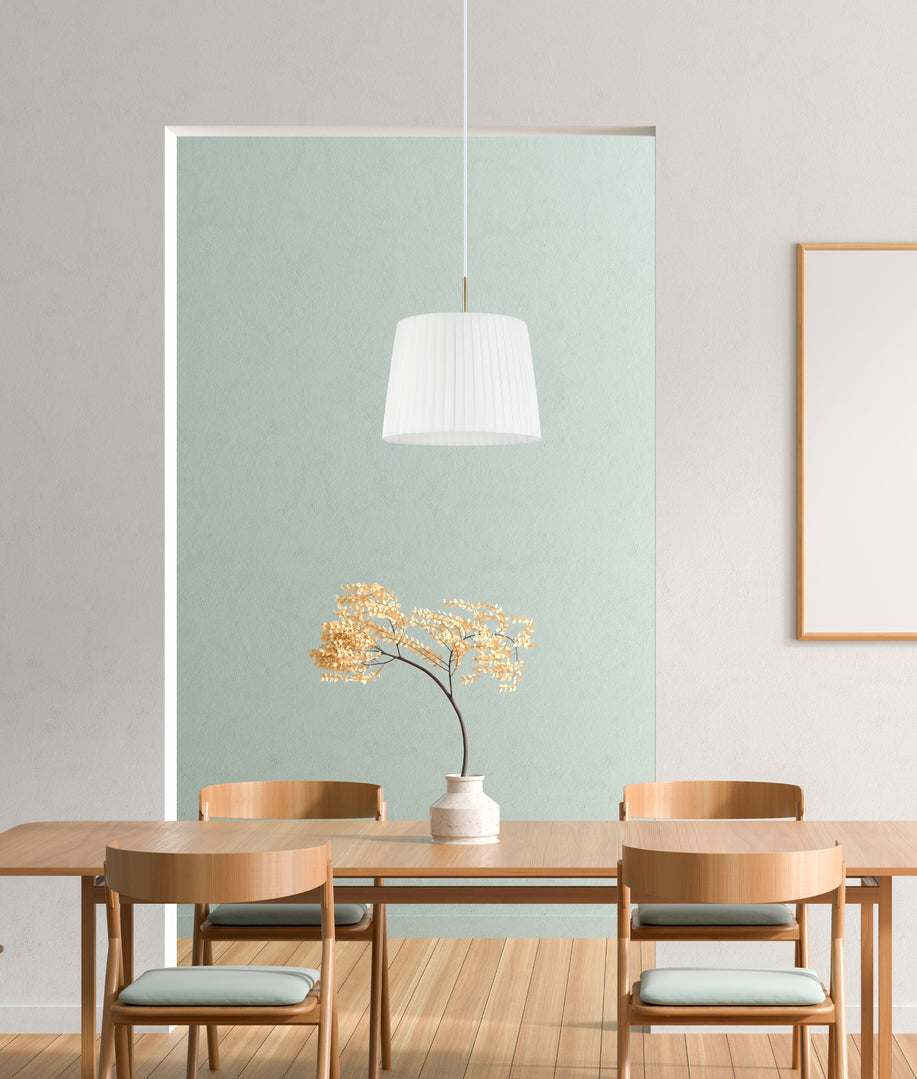 Prega Pendant Light White - PREGA2