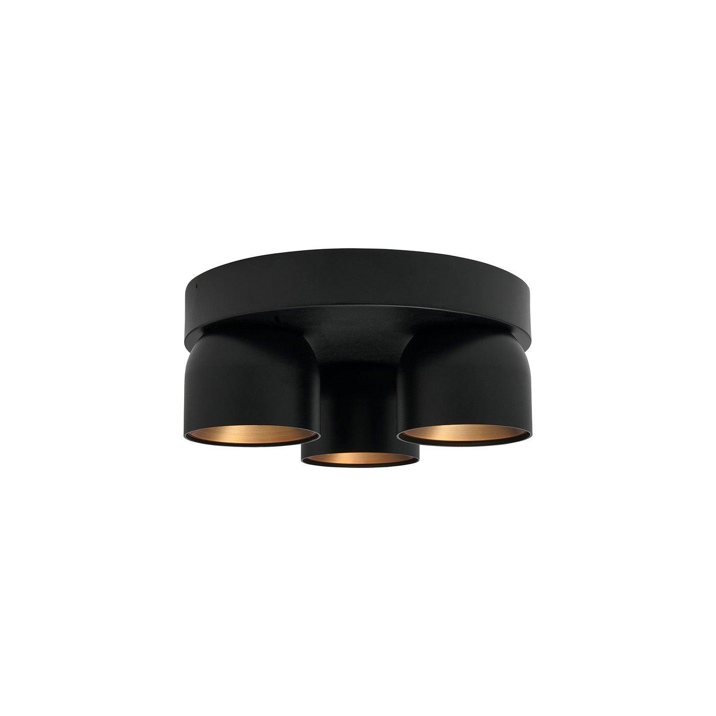 Pitcher 3 Roundel Metal Spotlights Black - 2310420103