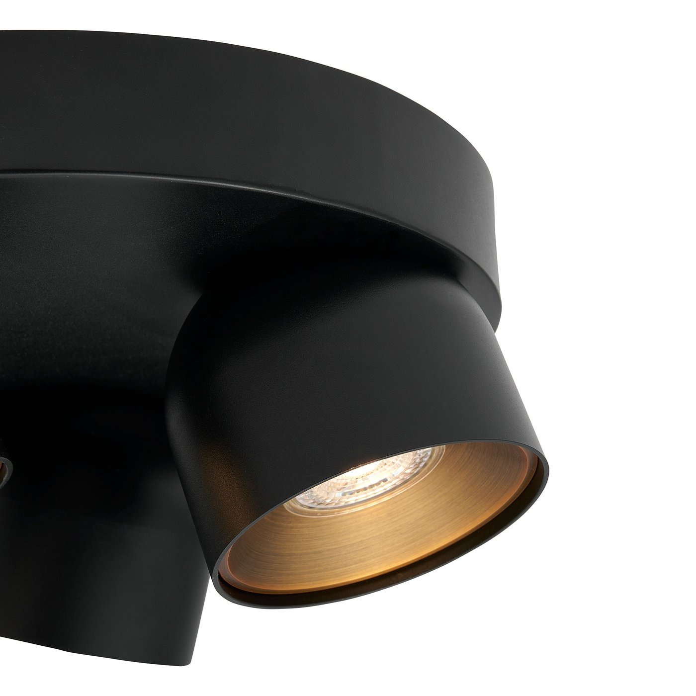 Pitcher 3 Roundel Metal Spotlights Black - 2310420103