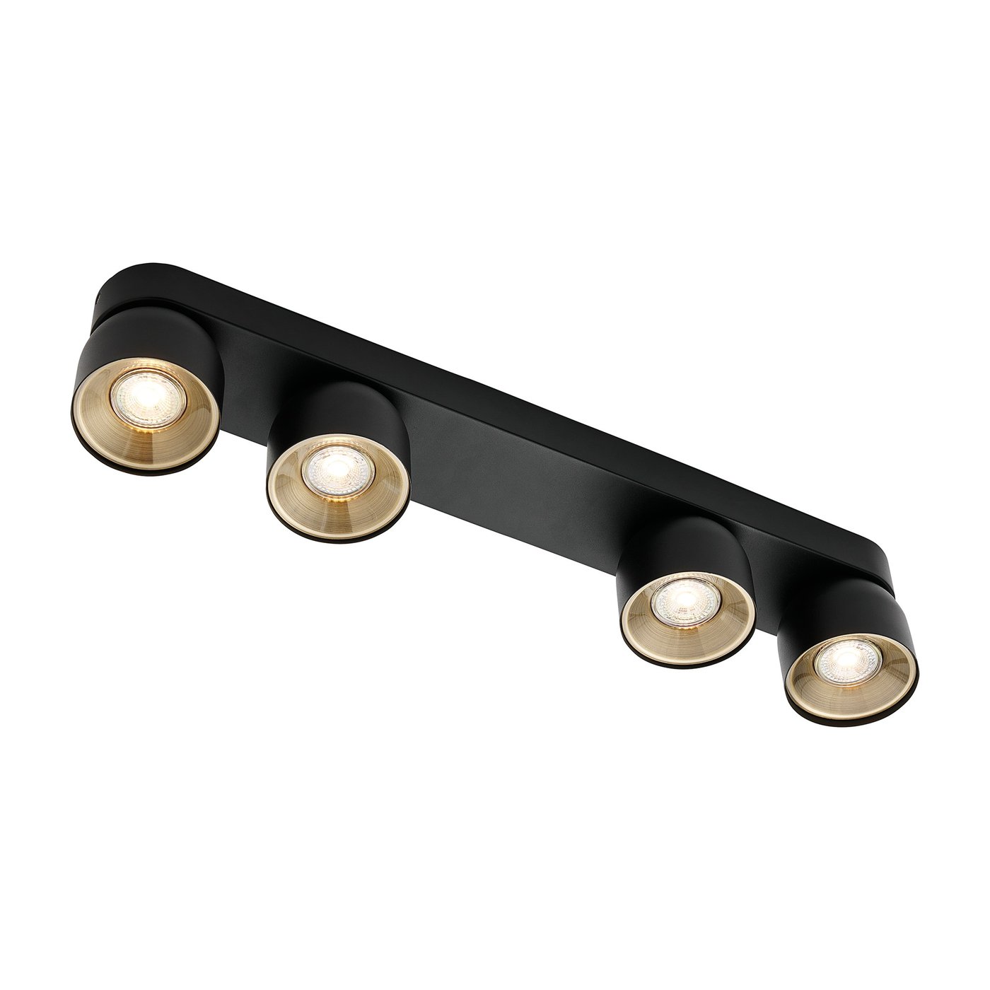 Pitcher 4-Spot Metal Spotlights Black - 2310430103
