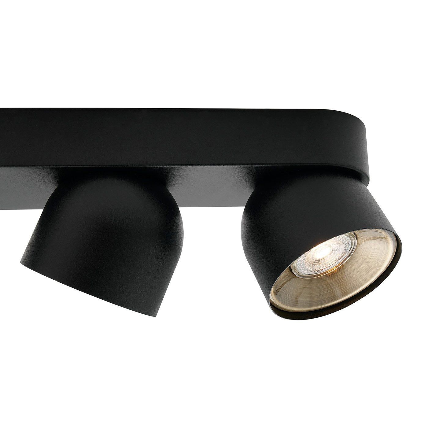 Pitcher 4-Spot Metal Spotlights Black - 2310430103