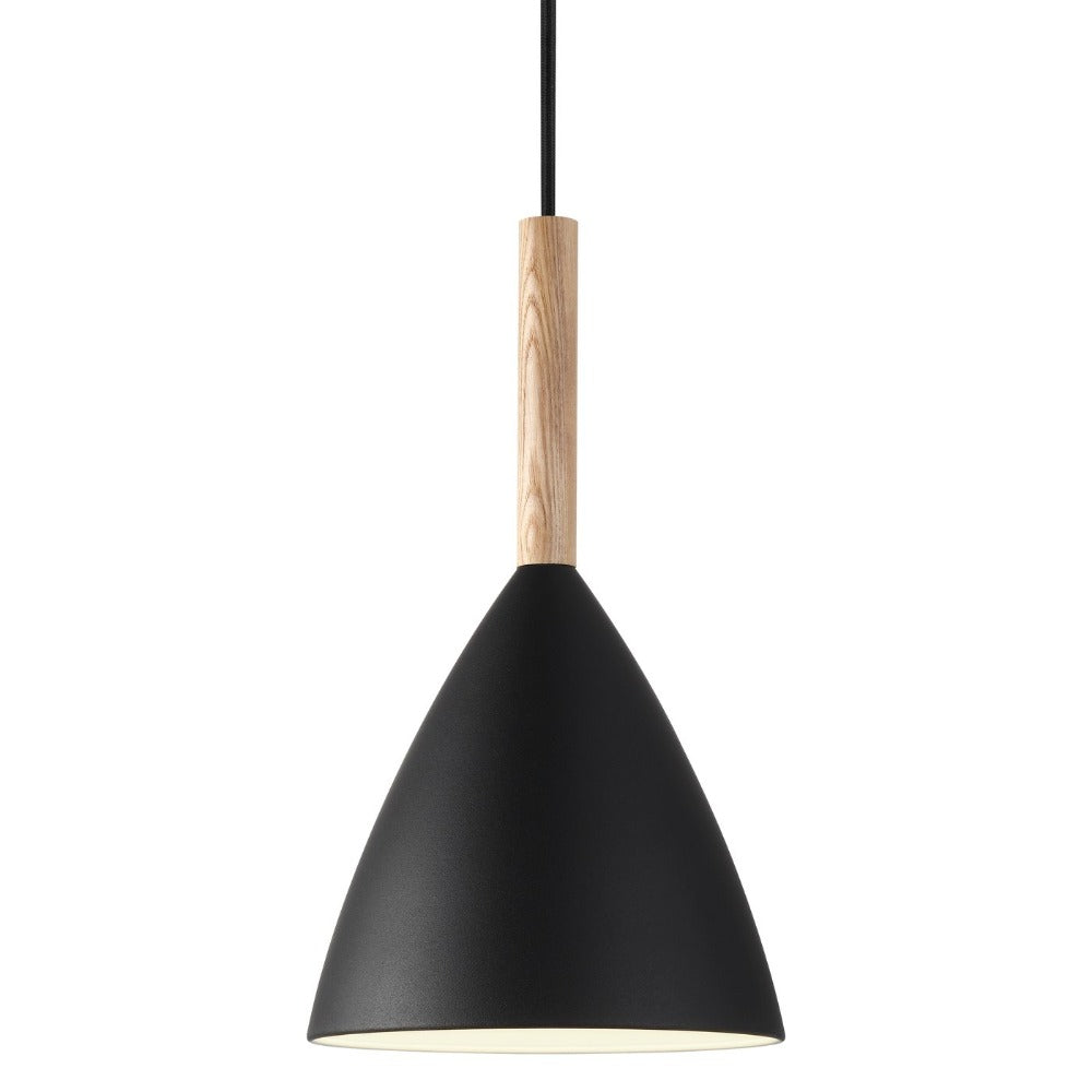 Buy Pendant Lights Australia Pure Pendant Light W200mm Black Metal - 43293003