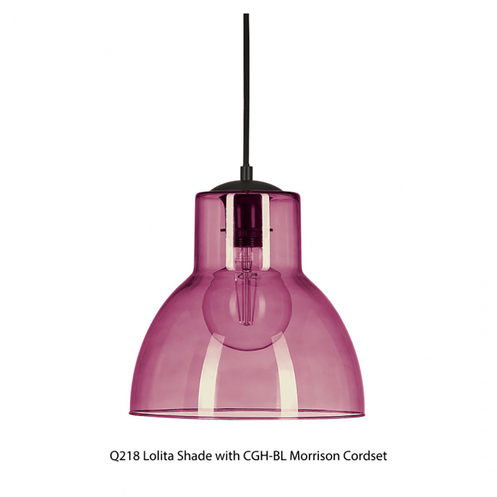 Buy Accessories & More Australia Lolita Spanish Pendant Shade Pink Glass - Q218