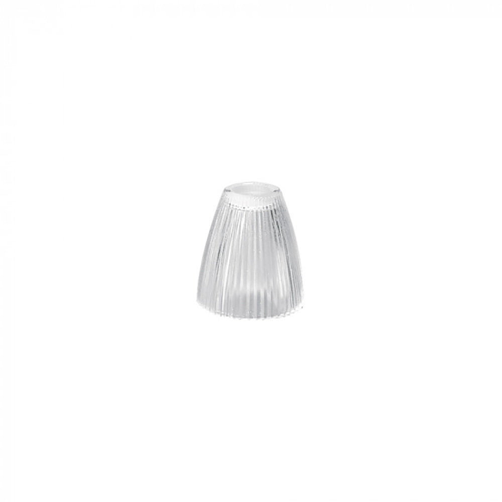 Buy Lamp Shades Australia Curved Ribbed Lamp Shade Clear Glass - Q573-CL