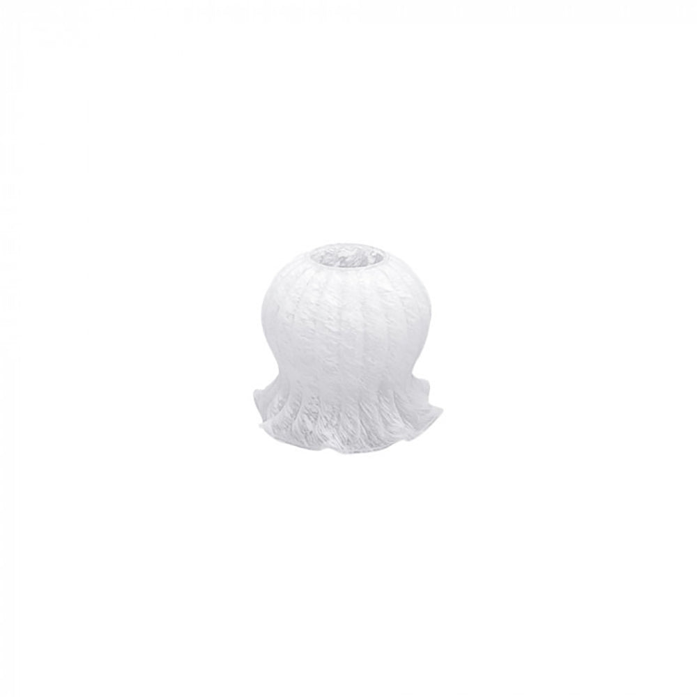 Buy Lamp Shades Australia Glacee Ribbed Lamp Shade White Glass - Q723