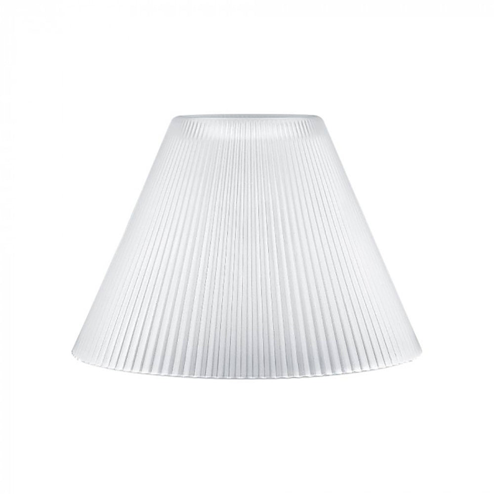 Buy Lamp Shades Australia Ribbed Lamp Shade White Glass - Q904