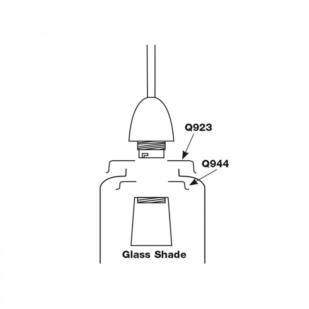 Buy Accessories & More Australia Glass Top Cap Fitter Brass - Q923-BS